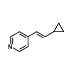 CAS 登录号：203318-34-7， 4-[(E)-2-环丙基乙烯基]吡啶