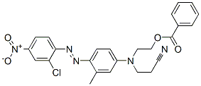 CAS#: 20339-55-3， 2-[4-[(2-Chloro-4-Nitrophenyl)Azo]-N-(2-Cyanoethyl)-3-Methylanilino]Ethyl Benzoate