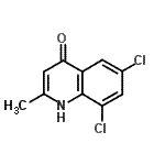 CAS 登录号：203626-49-7， 6,8-二氯-2-甲基-4(1H)-喹啉酮