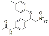 CAS 登录号：20404-97-1， N-[4-[1-[(4-甲基苯基)硫代]-2-硝基乙基]苯基]乙酰胺