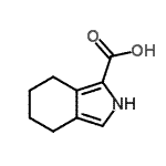 结构式 CAS# 204068-75-7, 4,5,6,7-四氢-2H-异吲哚-1-羧酸