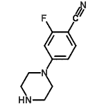CAS 登录号：204192-45-0， 2-氟-4-(1-哌嗪基)苯甲腈