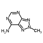 CAS 登录号：20420-90-0， 2-甲基-2H-[1,2,3]三唑并[4,5-d]嘧啶-7-胺
