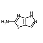 CAS 登录号：204453-28-1， 1H-吡唑并[3,4-d][1,3]噻唑-5-胺