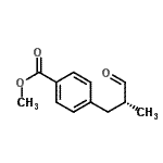 CAS 登录号：204587-83-7， 甲基4-[(2R)-2-甲基-3-氧代丙基]苯甲酸酯