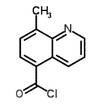 CAS 登录号：204783-04-0， 8-甲基-5-喹啉甲酰氯
