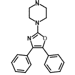 CAS#: 20503-87-1， 1-(4,5-Diphenyl-1,3-Oxazol-2-Yl)Piperazine