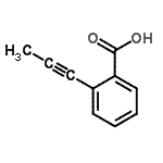 CAS 登录号：205250-11-9， 2-(1-丙炔-1-基)苯甲酸