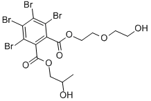 CAS 登录号：20566-35-2， 3,4,5,6-四溴-1,2-苯二羧酸 1-[2-(2-羟基乙氧基)乙基] 2-(2-羟基丙基)酯