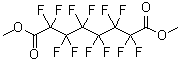 结构式 CAS# 2062-20-6, 2,2,3,3,4,4,5,5,6,6,7,7-十二氟-辛二酸二甲酯
