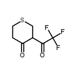 CAS 登录号：2064-82-6， 3-(三氟乙酰基)四氢-4H-噻喃-4-酮