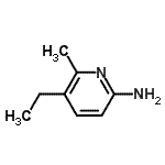 CAS 登录号：206438-52-0， 5-乙基-6-甲基-2-吡啶胺
