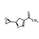 CAS 登录号：206556-70-9， 1-{(5R)-5-[(2R)-2-环氧乙烷基]-4,5-二氢-1,2-恶唑-3-基}乙酮