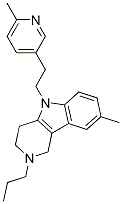 CAS#: 20674-93-5， 2,3,4,5-Tetrahydro-8-Methyl-5-[2-(6-Methyl-3-Pyridyl)Ethyl]-2-Propyl-1H-Pyrido[4,3-b]Indole