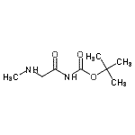 CAS#: 207305-57-5， 2-Methyl-2-Propanyl (N-Methylglycyl)Carbamate