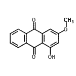 CAS 登录号：20733-99-7， 1-羟基-3-甲氧基-9,10-蒽醌
