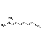 CAS 登录号：207407-50-9， (2E,4E,6E)-7-(二甲基氨基)-2,4,6-庚三烯腈