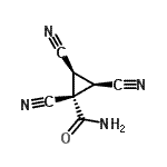 CAS 登录号：207516-95-8， (1R,2R,3S)-1,2,3-三氰基环丙烷甲酰胺