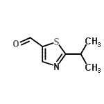 CAS 登录号：207675-84-1， 2-异丙基-1,3-噻唑-5-甲醛