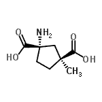 CAS 登录号：207983-45-7， (1S,3S)-1-氨基-3-甲基-1,3-环戊烷二甲酸