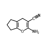 CAS 登录号：208122-48-9， 2-氨基-4,5,6,7-四氢环戊烯并[b]吡喃-3-甲腈