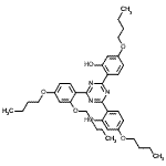 CAS 登录号：208343-47-9， 2,2'-[6-(2,4-二丁氧基苯基)-1,3,5-三嗪-2,4-二基]二(5-丁氧基苯酚)