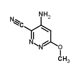 CAS 登录号：20865-24-1， 4-氨基-6-甲氧基-3-哒嗪甲腈
