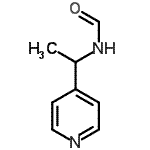 CAS 登录号：20877-38-7， N-[1-(4-吡啶基)乙基]甲酰胺