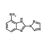 CAS 登录号：208773-21-1， 2-(1H-1,2,4-三唑-1-基)-1H-苯并咪唑-4-胺