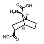 CAS 登录号：208838-02-2， (1S,2S,4R,7S)-7-氨基双环[2.2.1]庚烷-2,7-二甲酸
