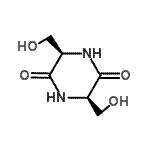 CAS 登录号：20945-52-2， (3R,6R)-3,6-二(羟基甲基)-2,5-哌嗪二酮