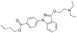 CAS 登录号：20954-13-6， 4-[3-[2-(二乙基氨基)乙氧基]-1H-吲唑-1-基]苯甲酸丁酯