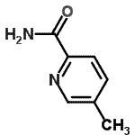 CAS 登录号：20970-77-8， 5-甲基-2-吡啶甲酰胺