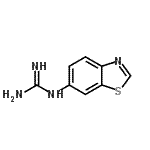 CAS 登录号：209741-11-7， 1-(1,3-苯并噻唑-6-基)胍
