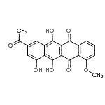 CAS 登录号：20982-41-6， 8-乙酰基-6,10,11-三羟基-1-甲氧基-5,12-并四苯二酮