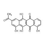 CAS 登录号：20982-42-7， 8-乙酰基-1,6,10,11-四羟基-5,12-并四苯二酮