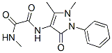CAS 登录号：2101-44-2， N-(1,5-二甲基-3-氧代-2-苯基吡唑-4-基)-N'-甲基草酰胺