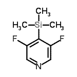CAS 登录号：210169-19-0， 3,5-二氟-4-(三甲基硅烷基)吡啶