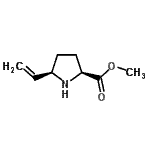 CAS 登录号：210345-07-6， 甲基(5R)-5-乙烯基-L-脯氨酸酯