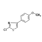 CAS 登录号：2104-01-0， 2-氯-4-(4-甲氧基苯基)-1,3-噻唑
