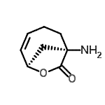 CAS 登录号：210431-34-8， (1S,6R)-1-氨基-7-氧杂双环[4.2.1]壬-4-烯-8-酮