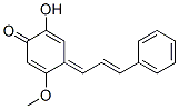 CAS 登录号：21105-15-7， 2-羟基-5-甲氧基-4-[(1E,2E)-3-苯基-2-丙烯亚基]-2,5-环己二烯-1-酮