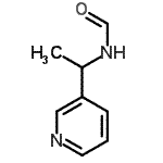 CAS 登录号：21131-85-1， N-[1-(3-吡啶基)乙基]甲酰胺