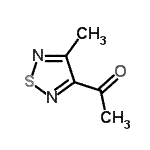 CAS 登录号：211429-90-2， 1-(4-甲基-1,2,5-噻二唑-3-基)乙酮