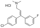 CAS 登录号:21165-57-1, 1-(4-氯苯基)-1-(3-氟苯基)-3-二甲基氨基丙-1-烯盐酸盐