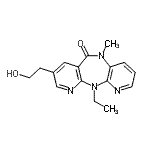 CAS#: 211750-50-4， 11-Ethyl-8-(2-Hydroxyethyl)-5-Methyl-5,11-Dihydro-6H-Dipyrido[3,2-B:2',3'-E][1,4]Diazepin-6-One