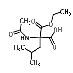 CAS#: 212061-74-0， Ethyl N-Acetyl-2-Carboxyleucinate