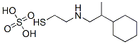 CAS 登录号：21208-96-8， 2-(2-环己基丙基)氨基乙硫醇硫酸酯