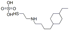 CAS 登录号：21209-10-9， 2-[4-(4-乙基环己基)丁基]氨基乙硫醇硫酸酯