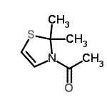 CAS 登录号：21220-59-7， 1-(2,2-二甲基-1,3-噻唑-3(2H)-基)乙酮